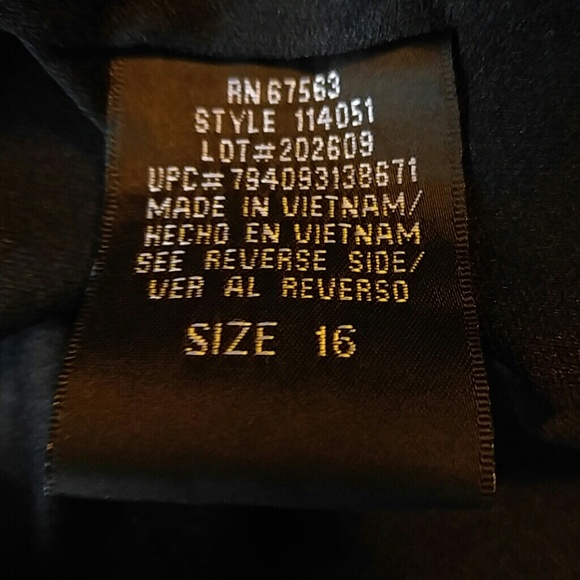 Black Dress with White Stripes - Picture 5 of 8